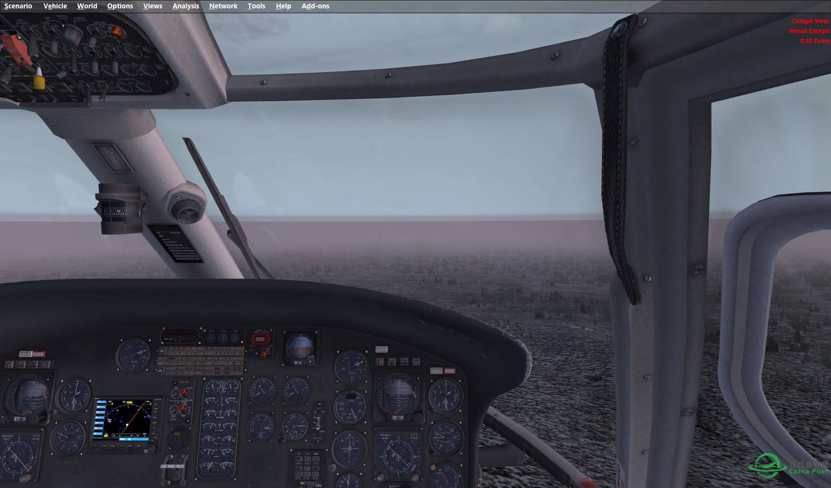 不知道是我的设置问题还是P3D对雾的表现不好-4666 