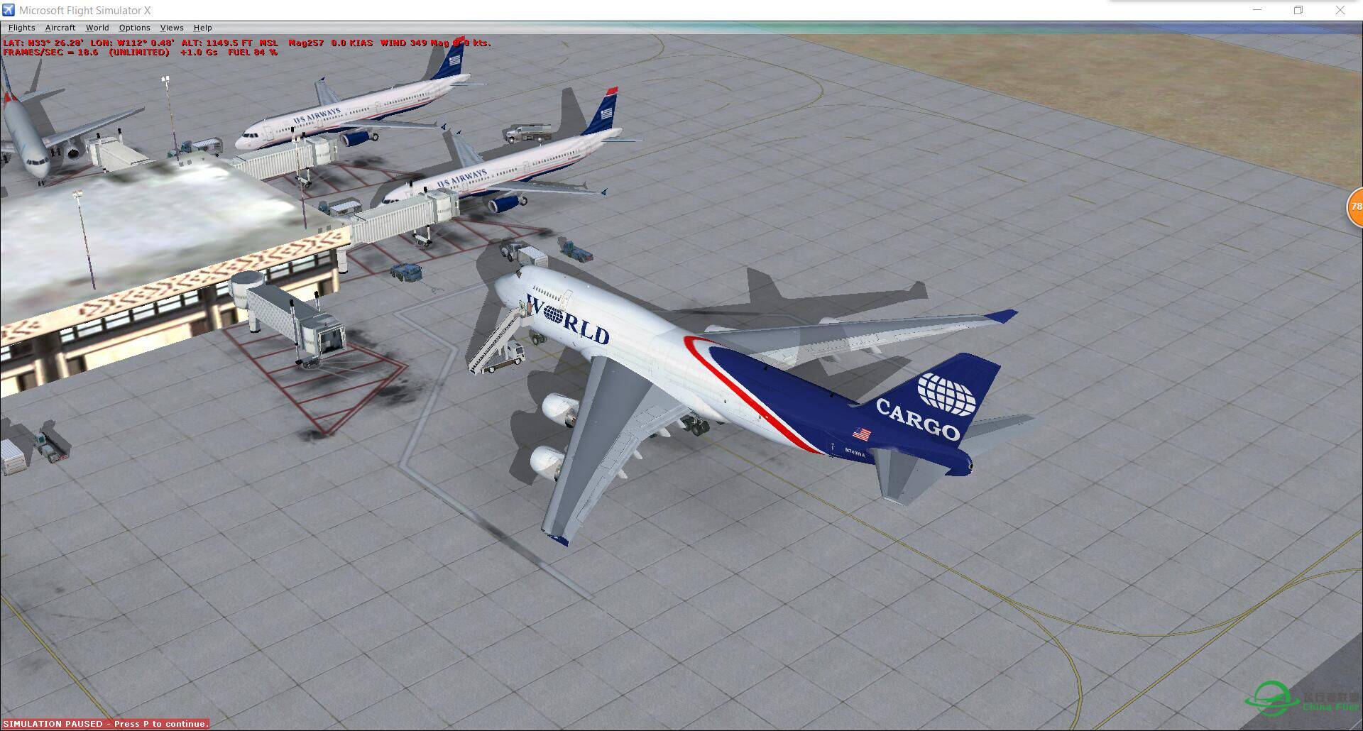 KPHX进场及停机-5643 