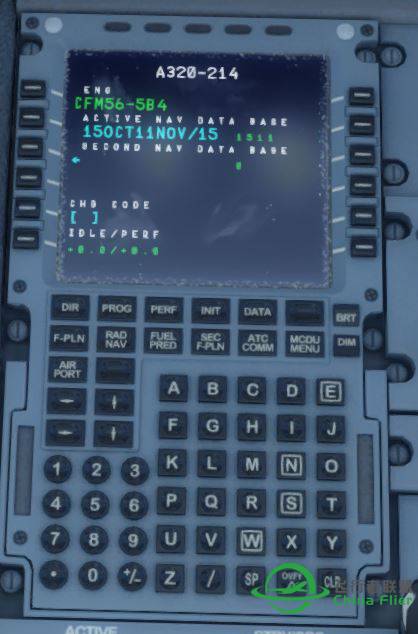 我的Airbus A320怎么不显示导航数据版本啊？-9598 
