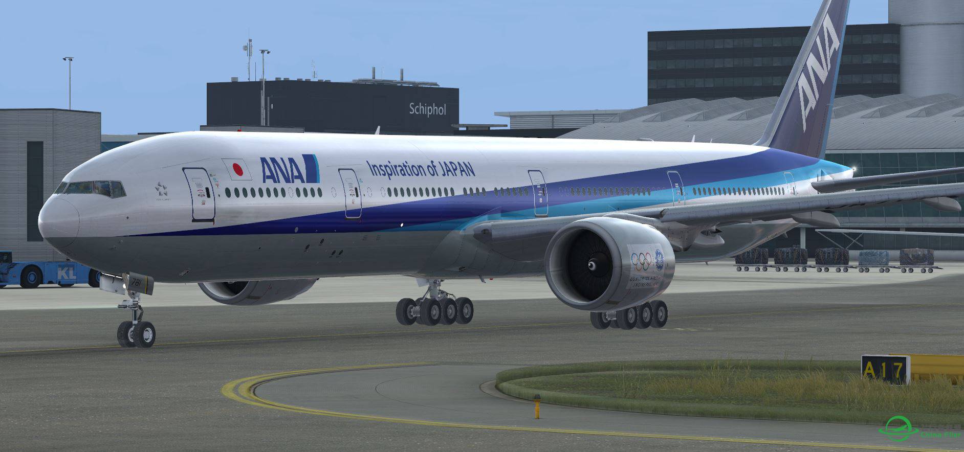 B777-300 ANA @ EHAM Amsterdam Airport Schiphol-213 