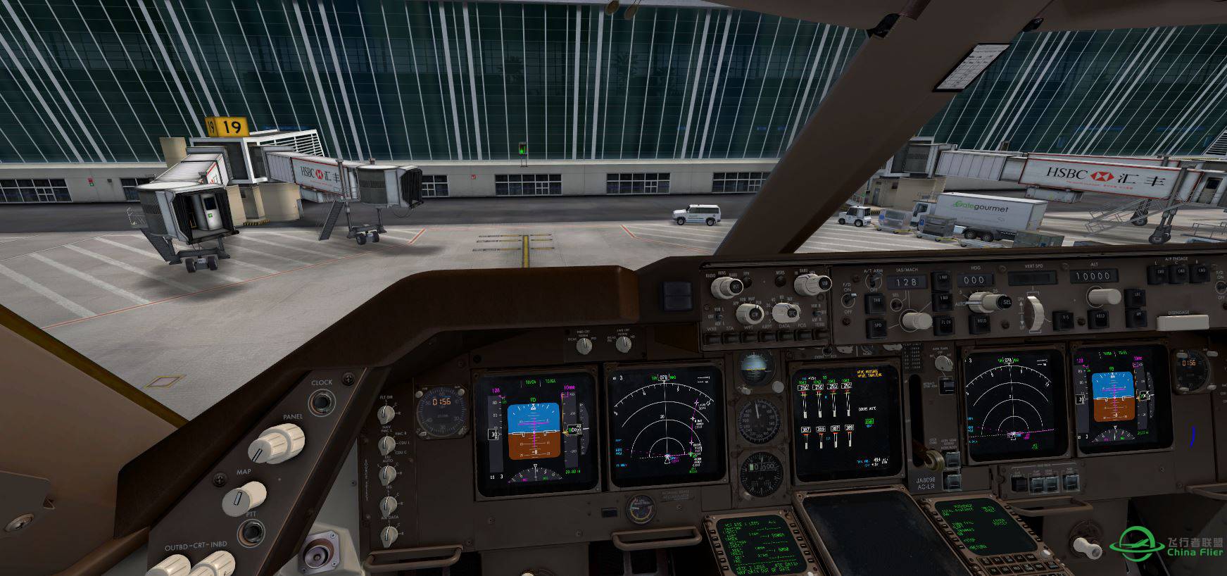 B747-400 ANA @ ZSPD-2594 