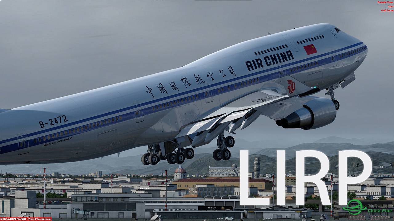 【新视频预告】Prepar3D - PMDG 747-400 ILS approch LIRP with P3D V3.4.22-2736 