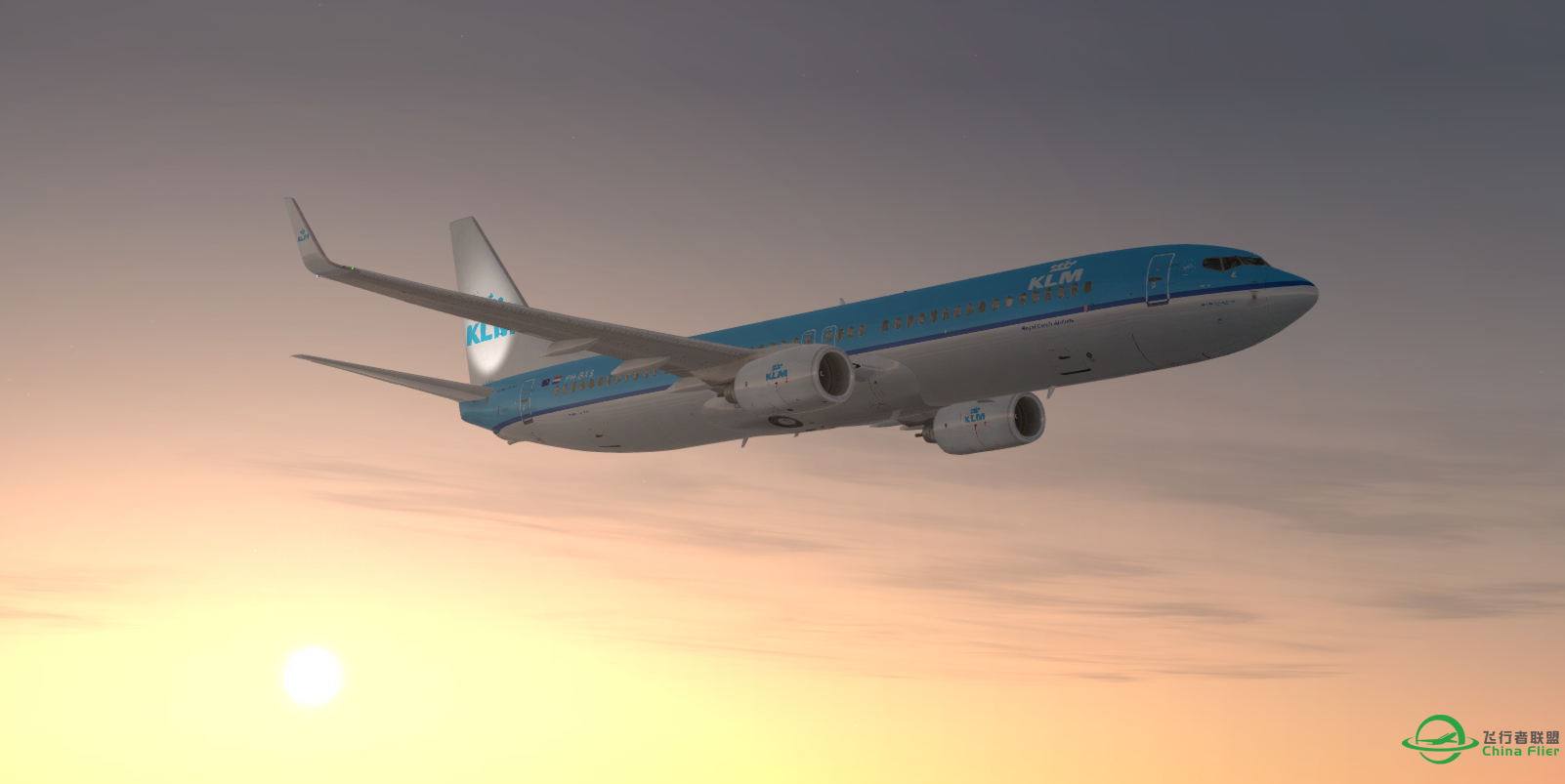 傍晚的737-3729 
