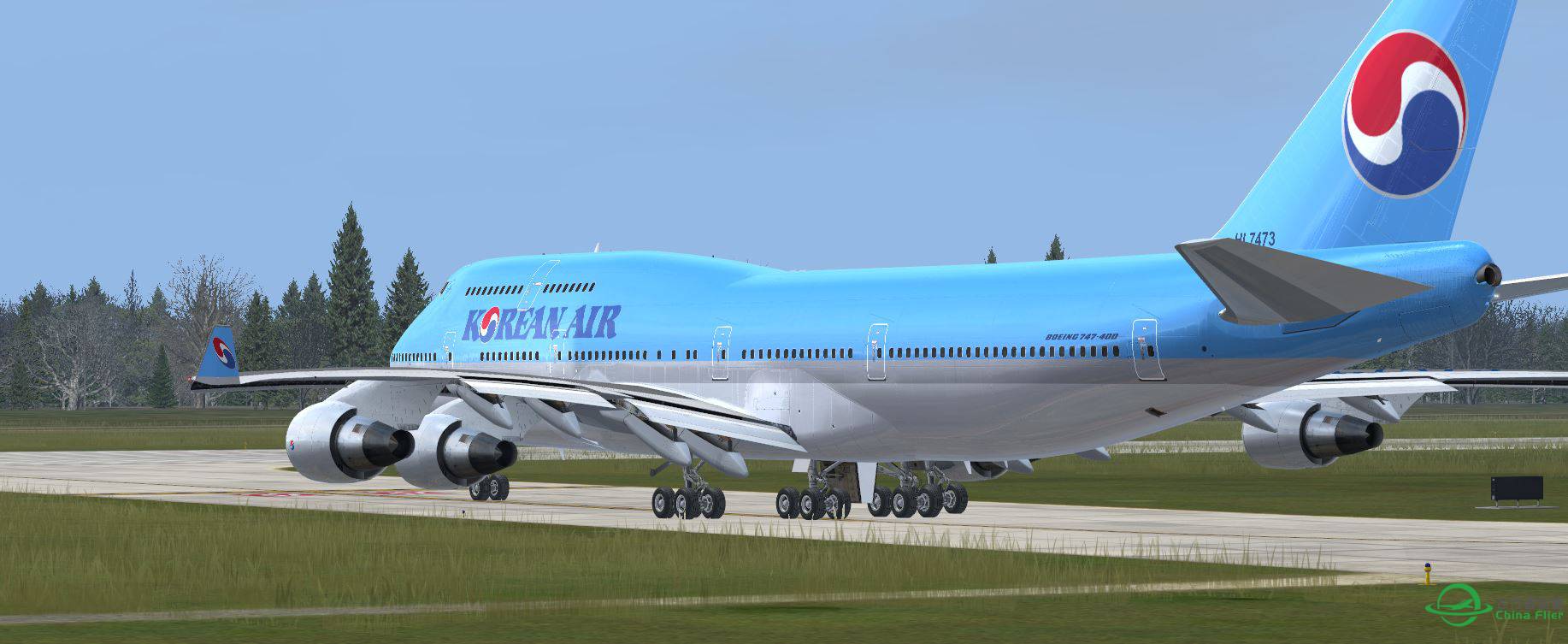 B747-400 Korean Air-9867 