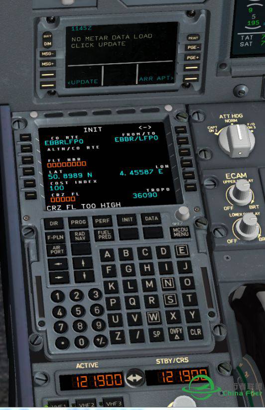JAR A330的MCDU高度设置问题-8103 