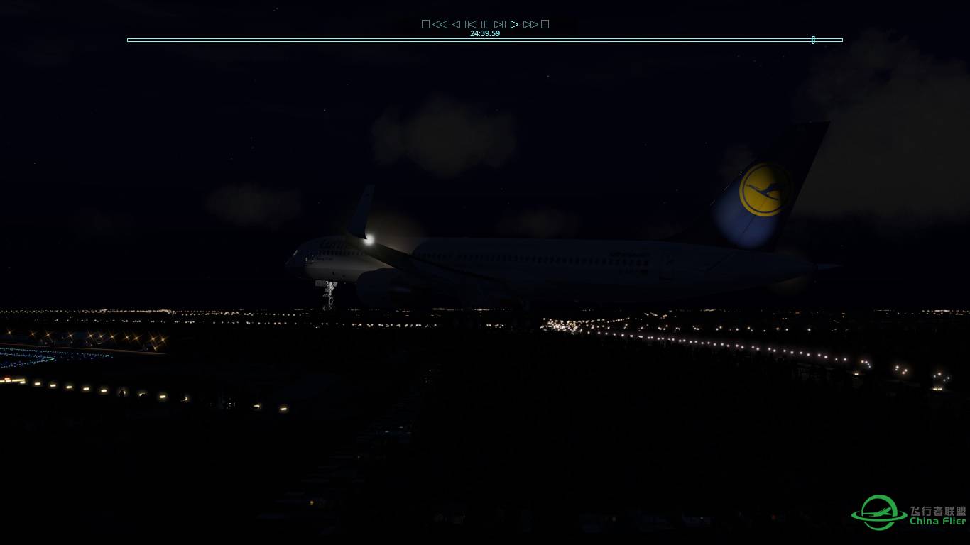 X-Plane 10夜降虹桥-5810 