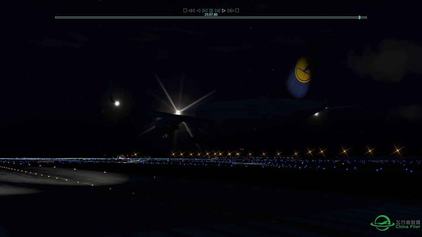 X-Plane 10夜降虹桥-979 