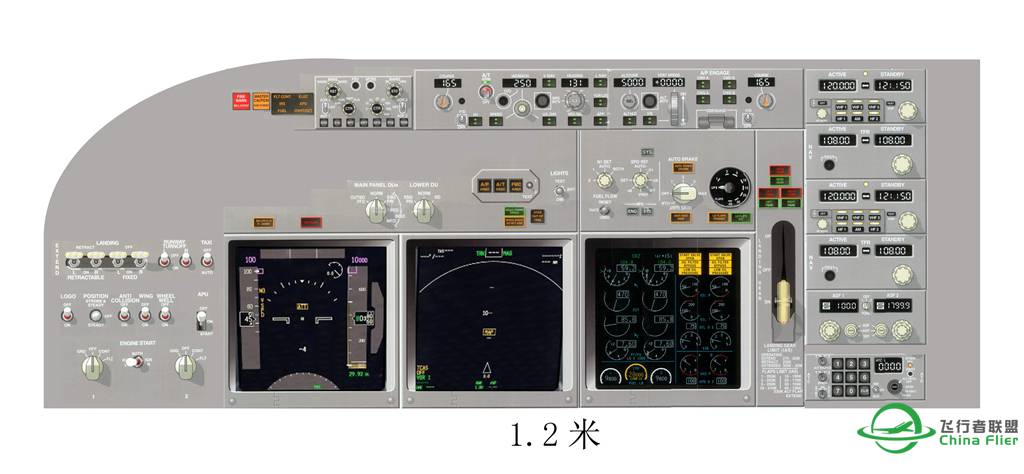 桌面版737NG座舱DIY，各位飞友也有需求的话我多做几个。-1584 