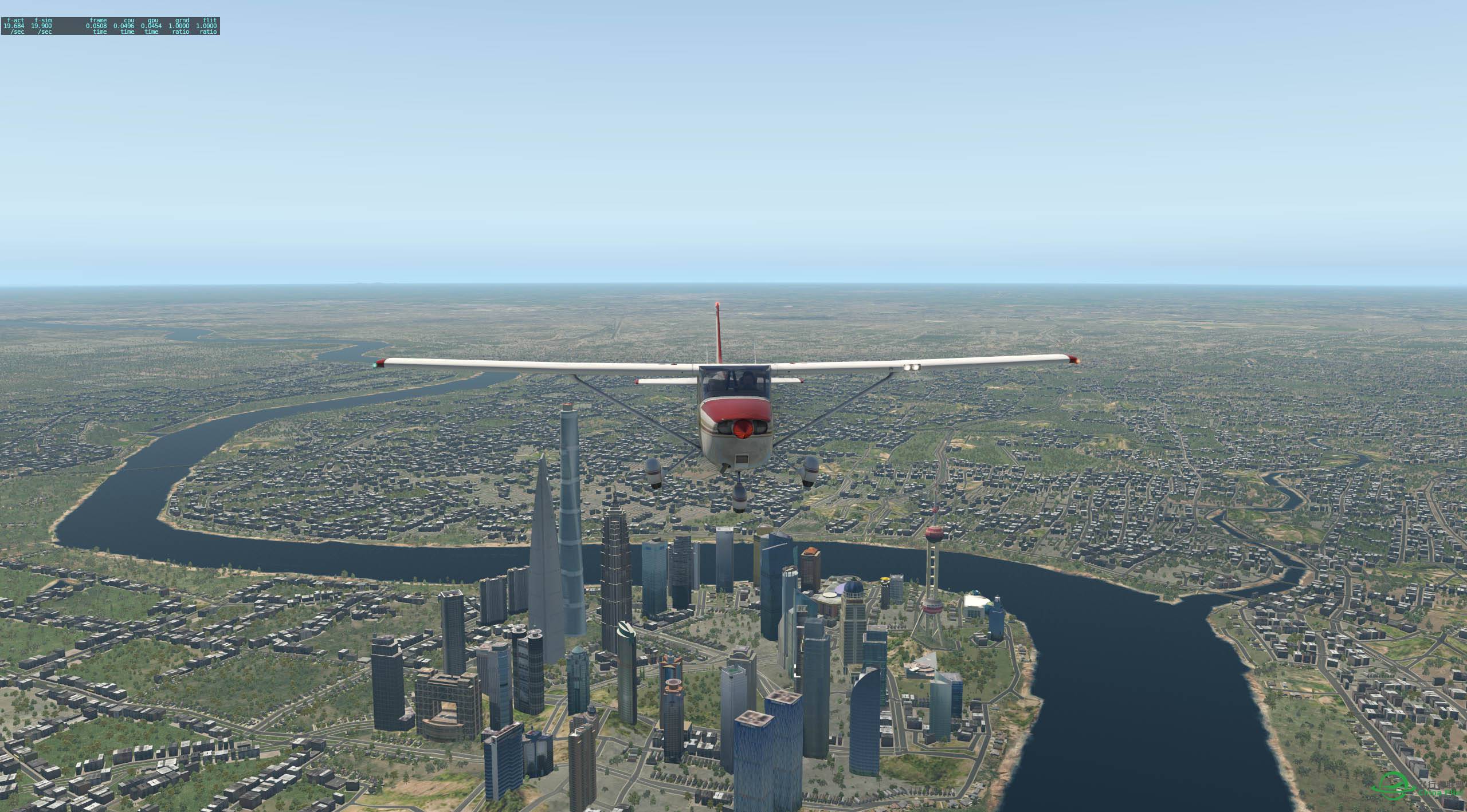 X-Plane 上海陆家嘴地景试作-8836 