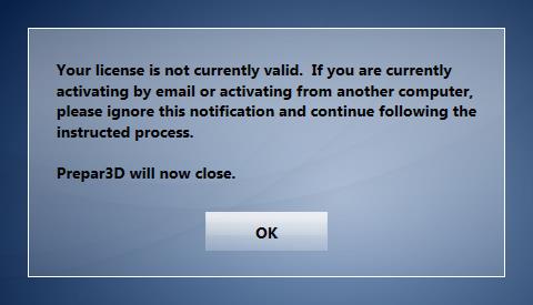 新人求助安装P3D后用注册机注册后显示如下-9941 