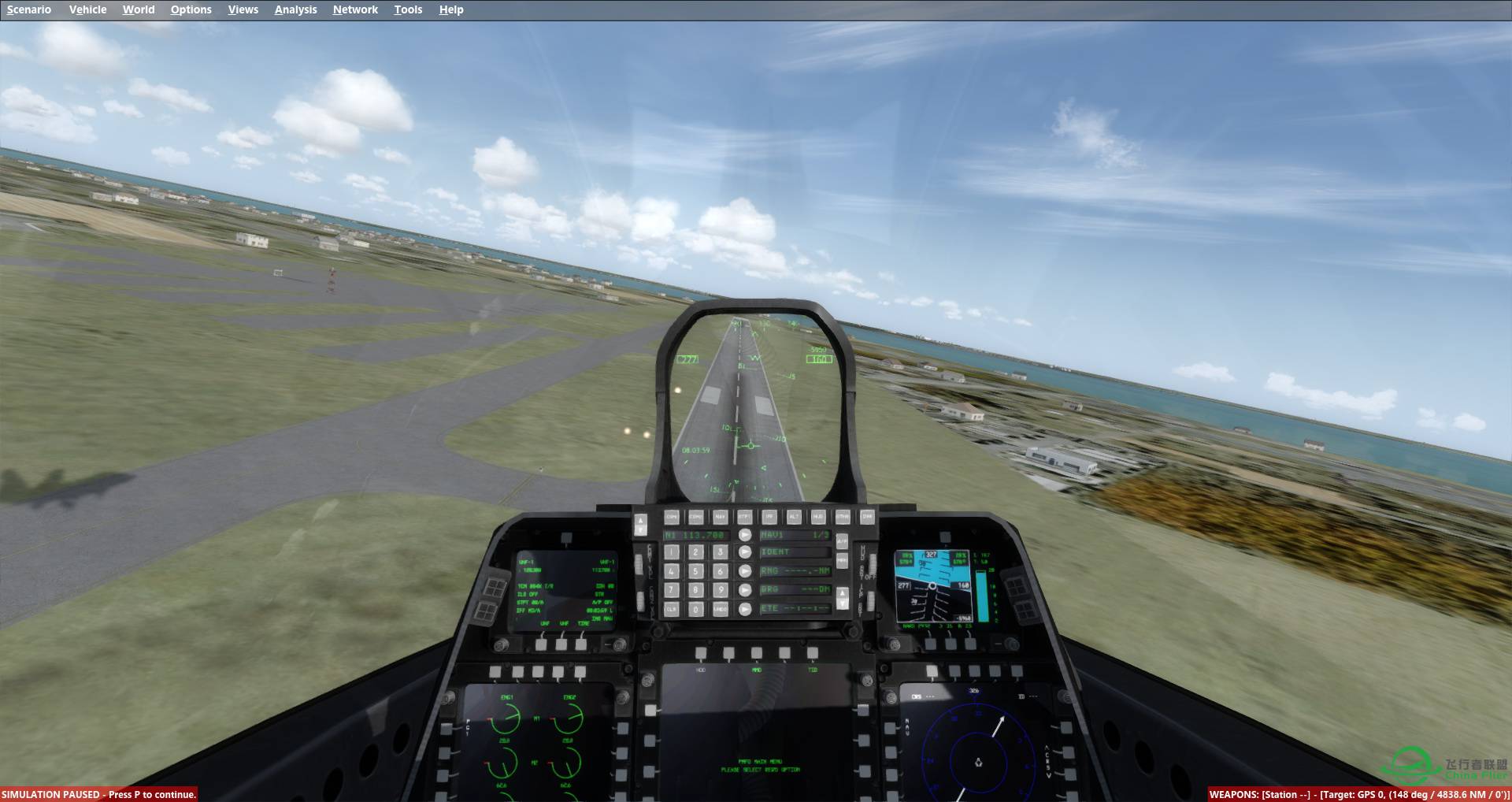 新人求助，我安装的p3d只有一个美国佛罗里达州机场能用-857 