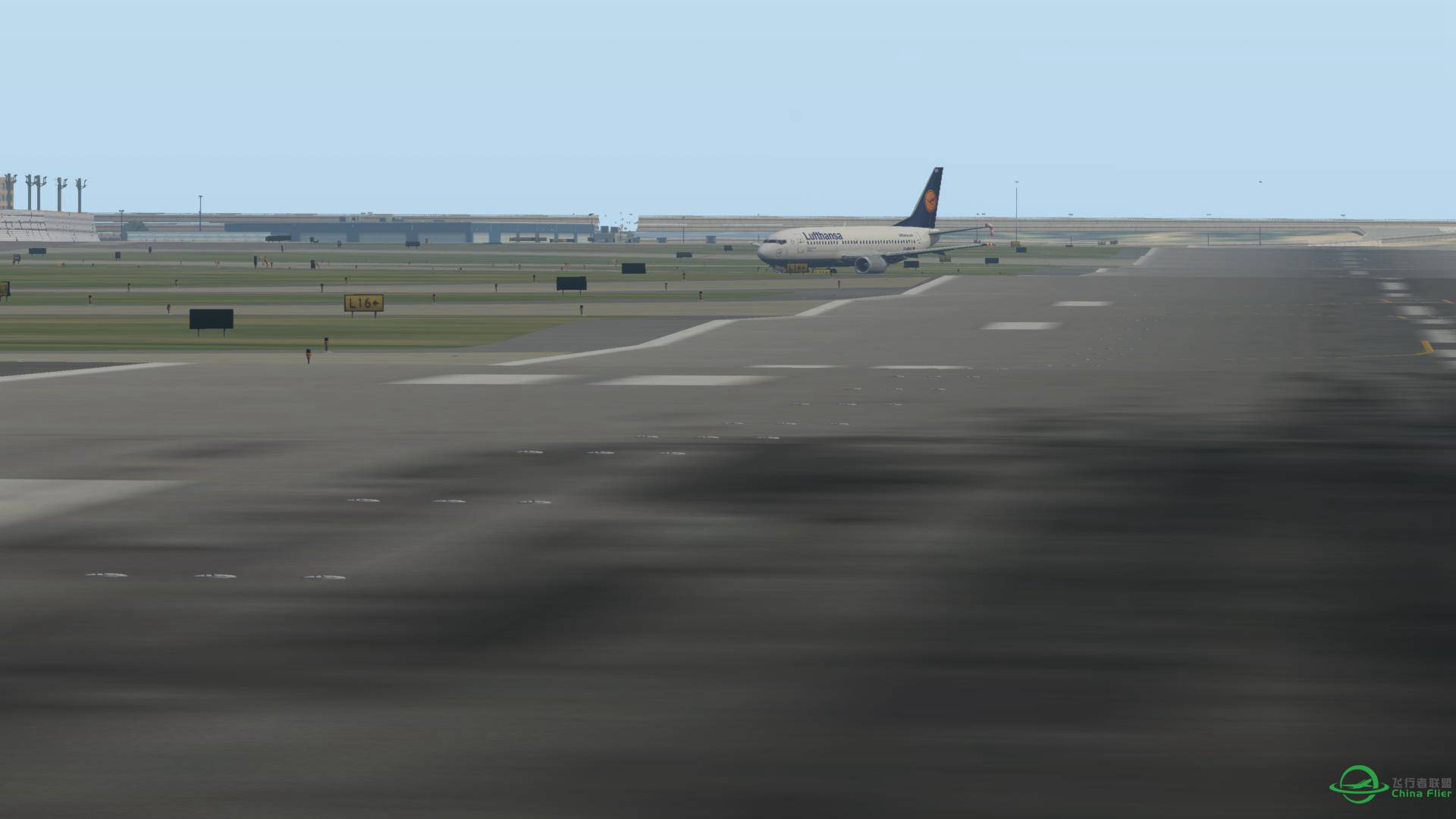 XP11 IXEG733 EDDF RWY25C进近 附视频-9727 