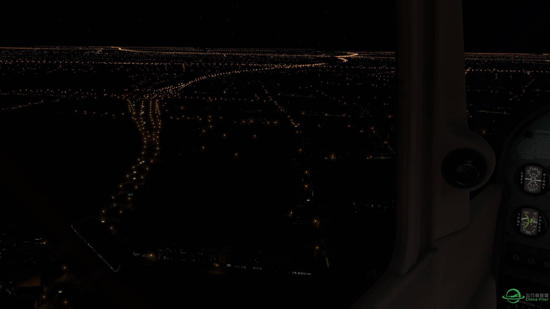 都说XP11夜景牛，我也感受一下-3372 