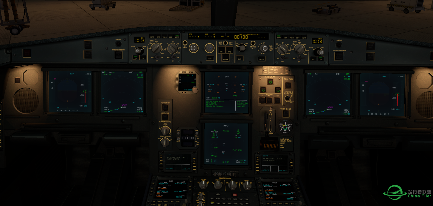 XP11的330晚上ND面板背景看不清-1788 