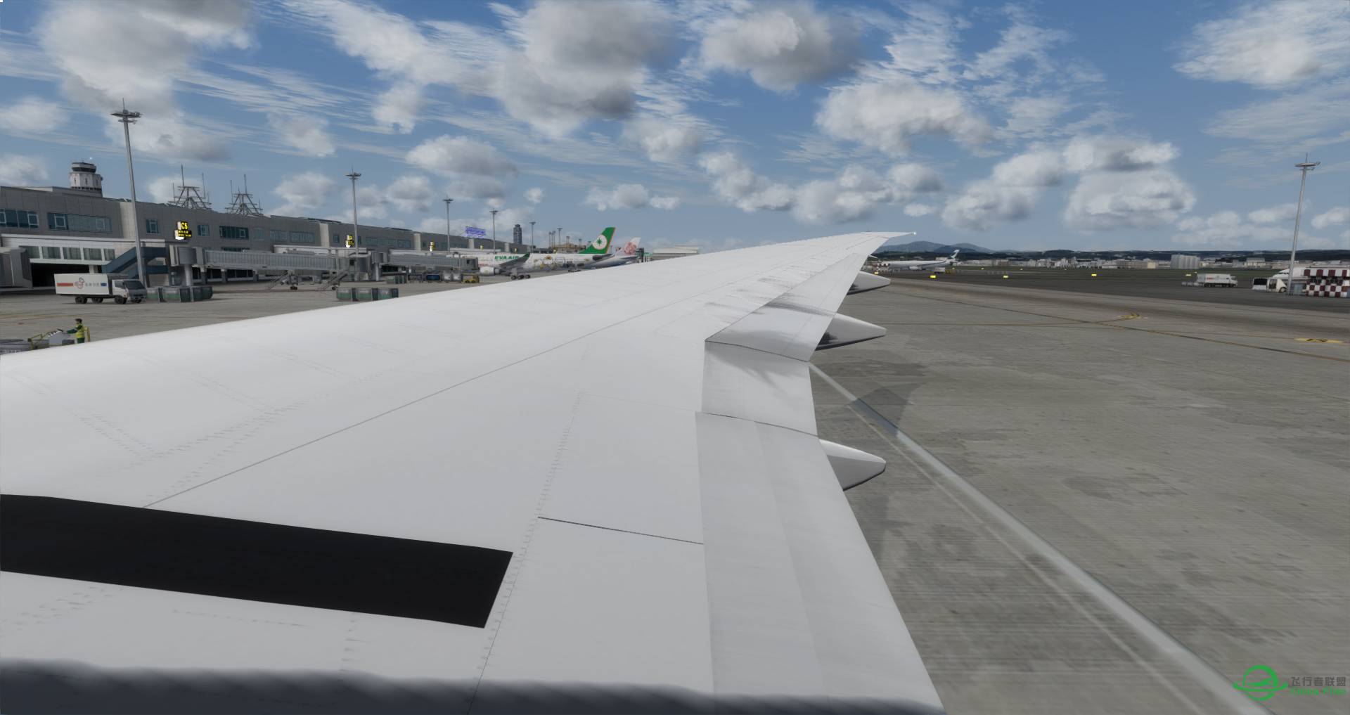 中华航空波音777 台北桃园机场直飞厦门高崎机场 P3D延时记...-2235 