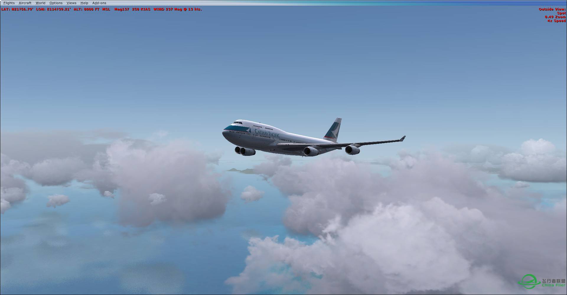 CX8747 HKG-HKG Boeing 747 Farewell Flight-411 