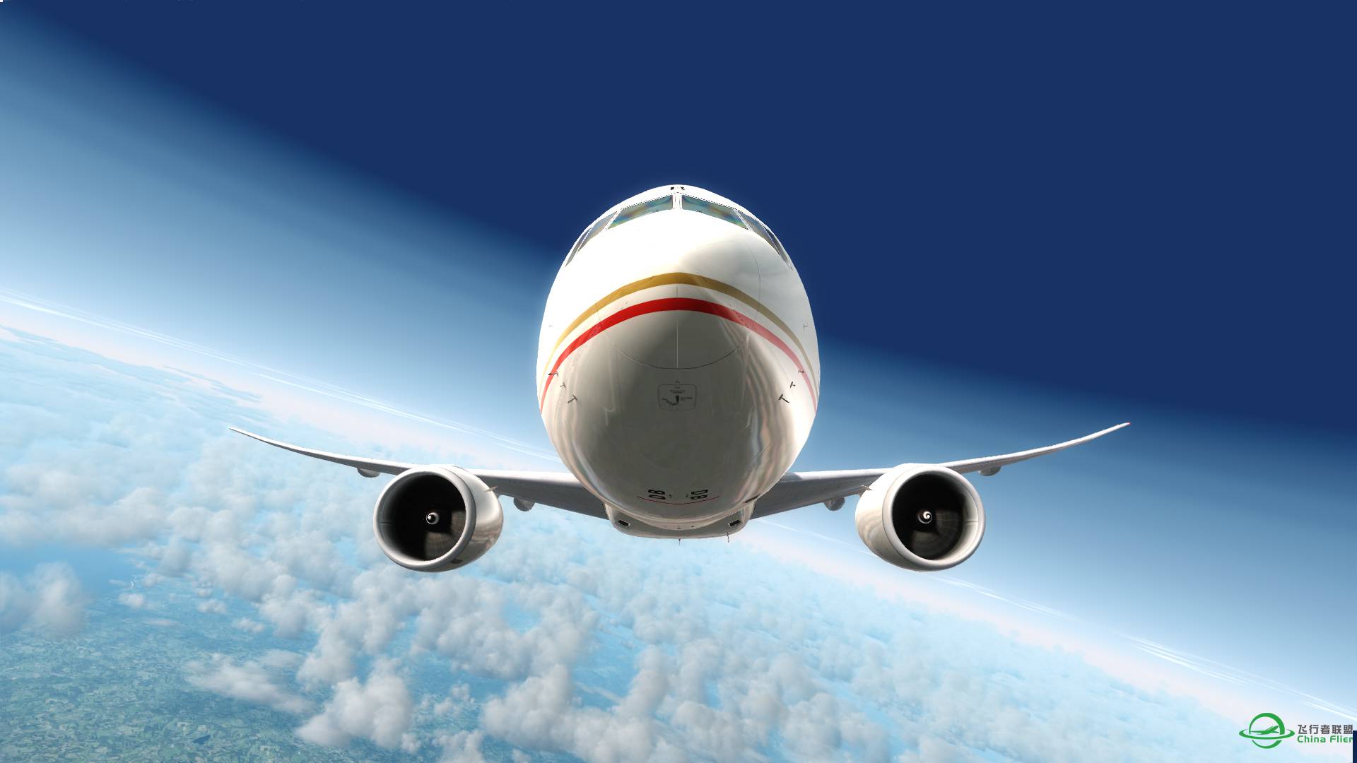 高空配点晚霞感觉还是不错的~-645 