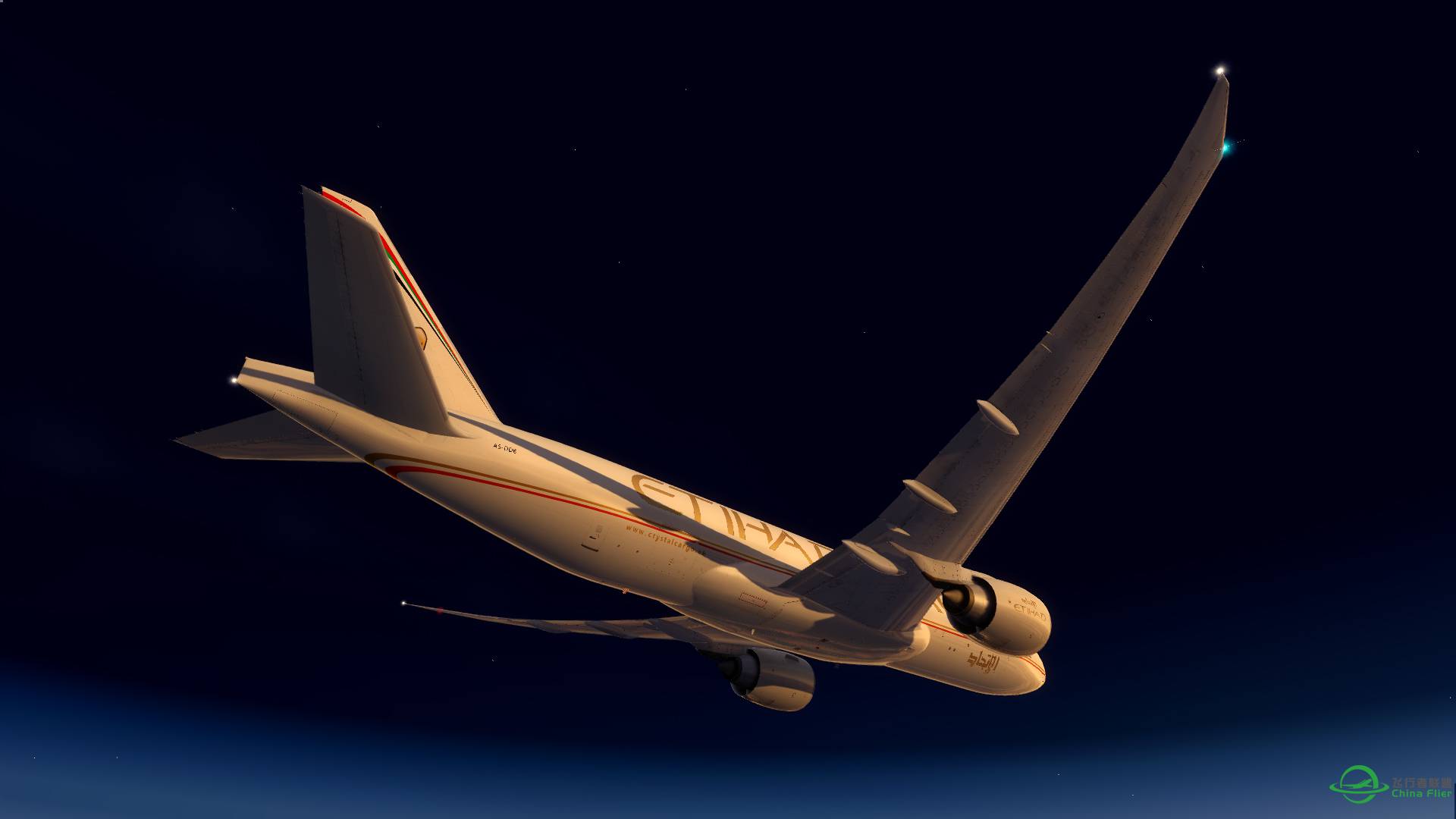 高空配点晚霞感觉还是不错的~-2215 