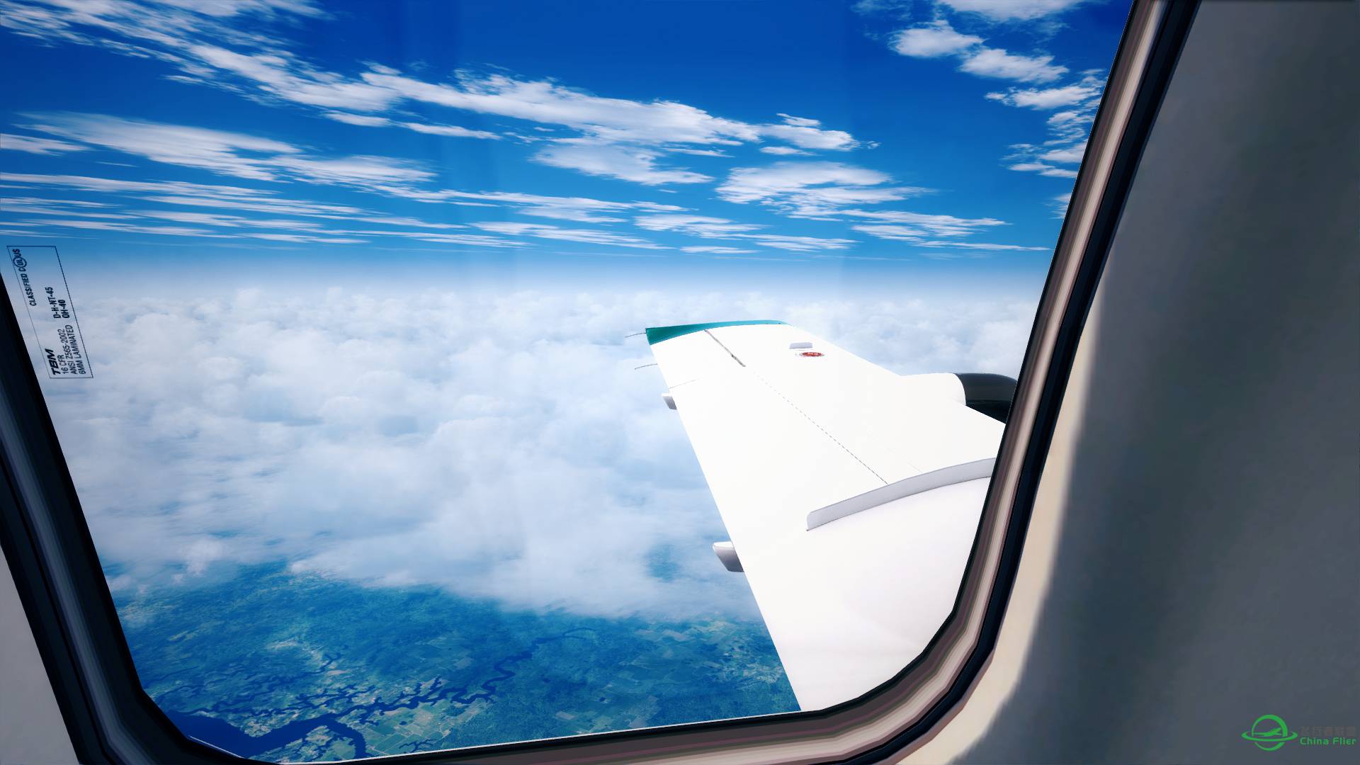 试飞TBM850，小机有小机的乐趣，感觉还行！-9170 