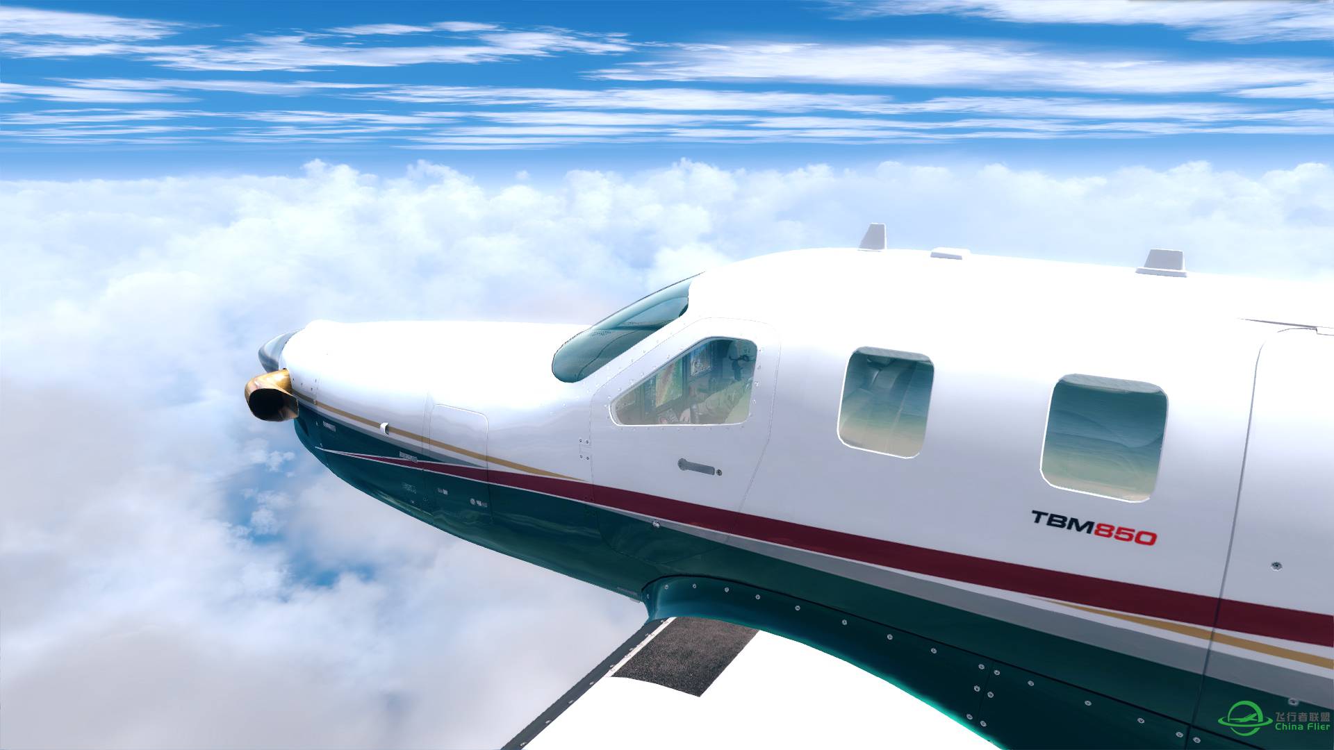 试飞TBM850，小机有小机的乐趣，感觉还行！-2719 