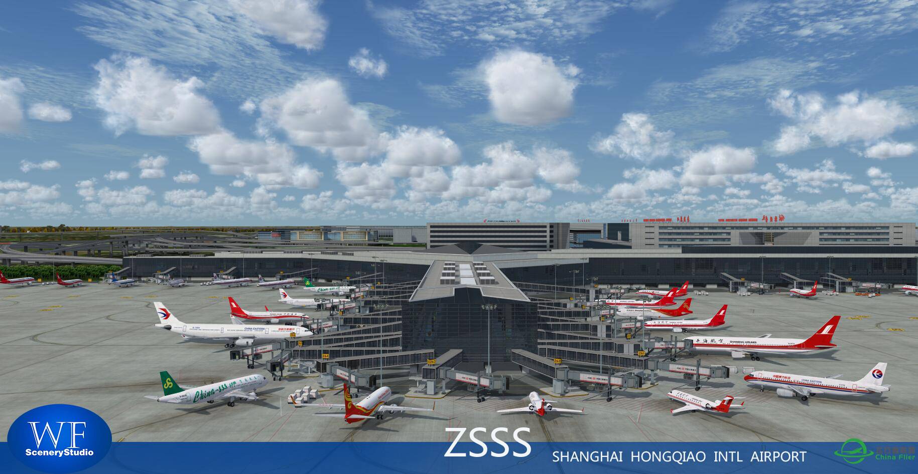 ZSSS  上海虹橋機場 WF SCENERY STUDIO - SHANGHAI HONGQIAO INTERNATIONAL ...-4557 