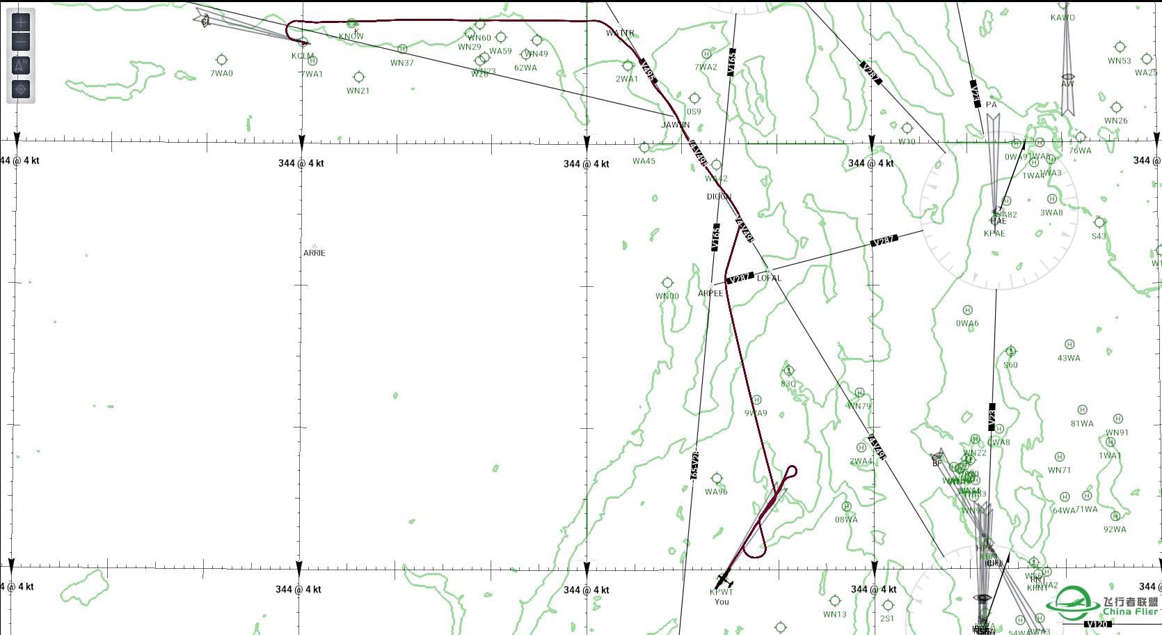 【XP11 IFR 挑战】 第三期 KCLM - KPWT-3700 