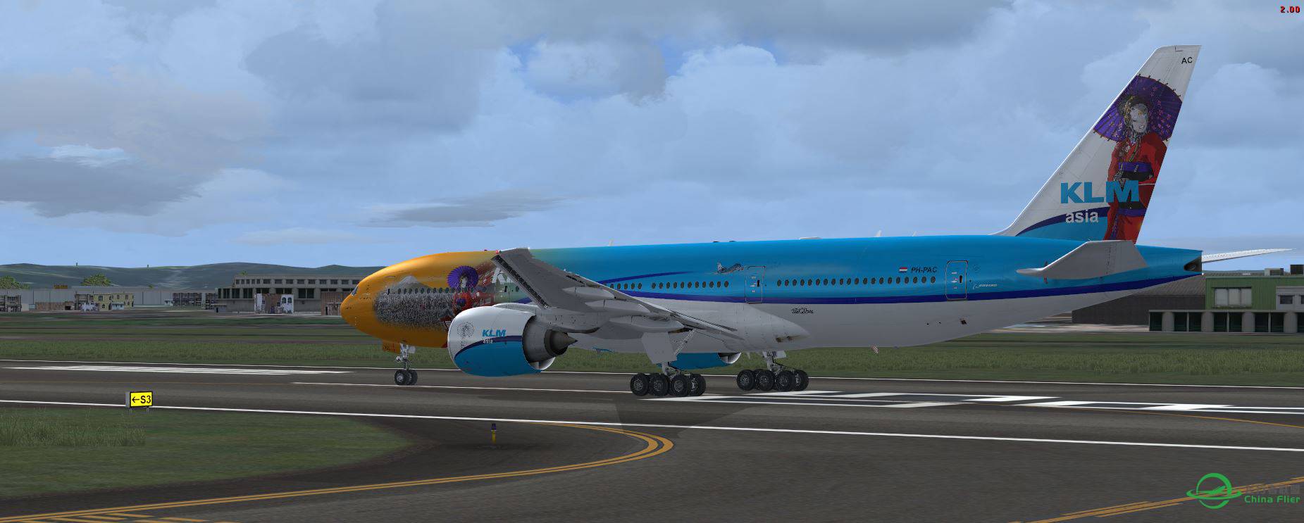 B777 KLM Asia-9657 