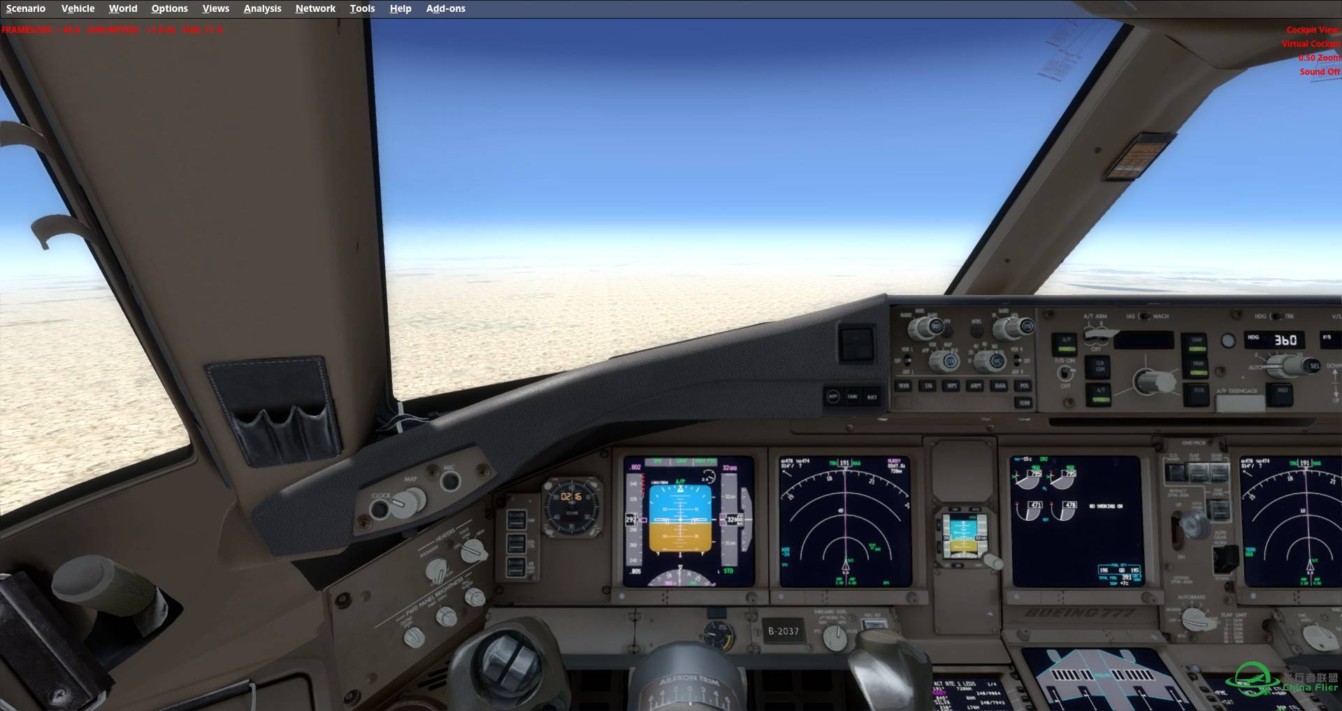 PMDG77W航线飞行-669 