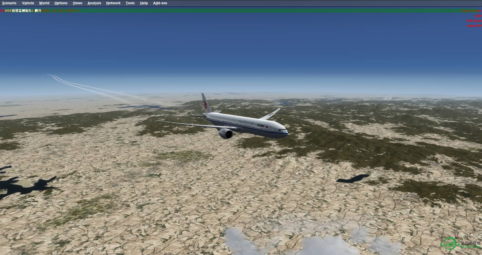 PMDG77W航线飞行-2142 