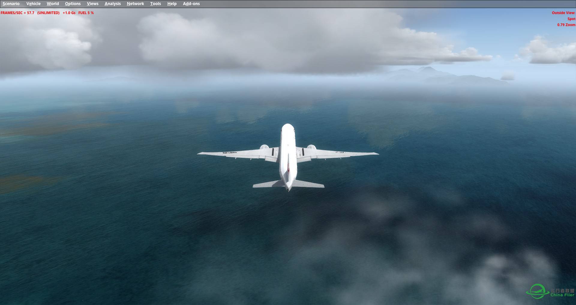 PMDG77W航线飞行-1849 