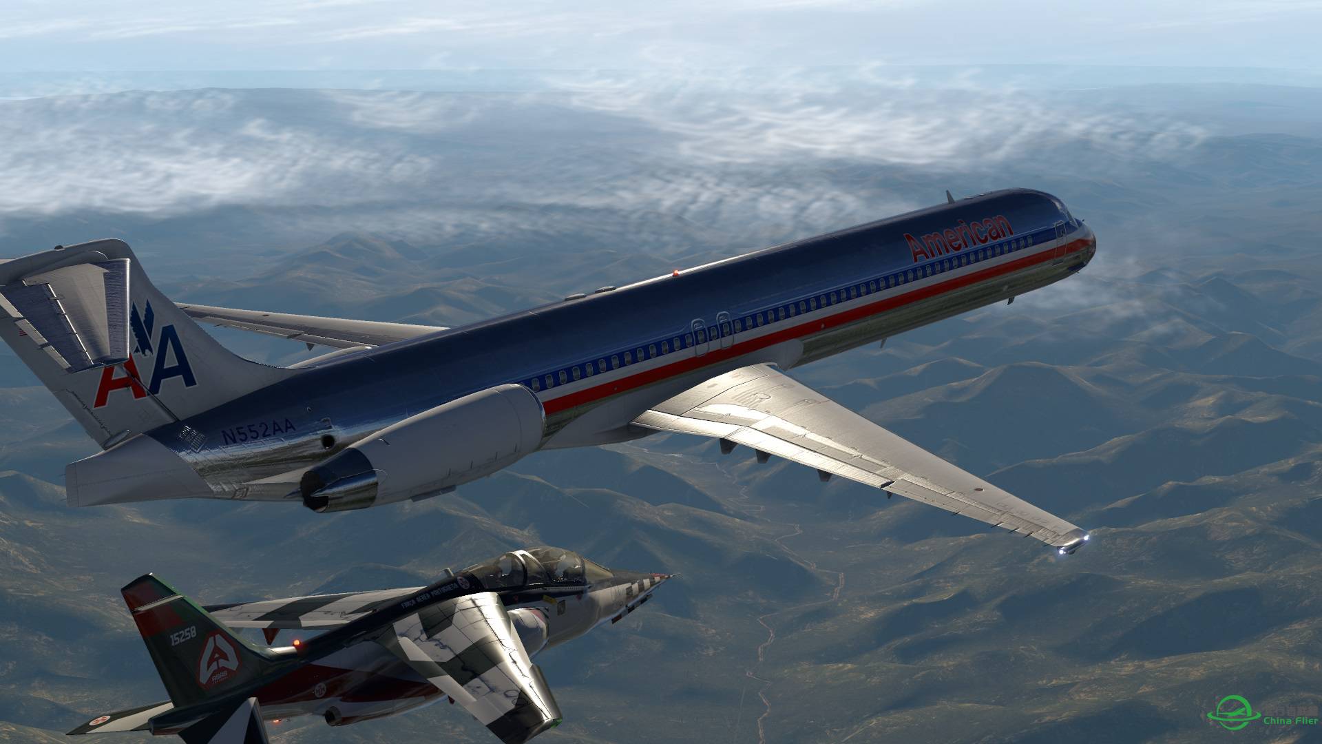 x-plane11 护航途中-6149 