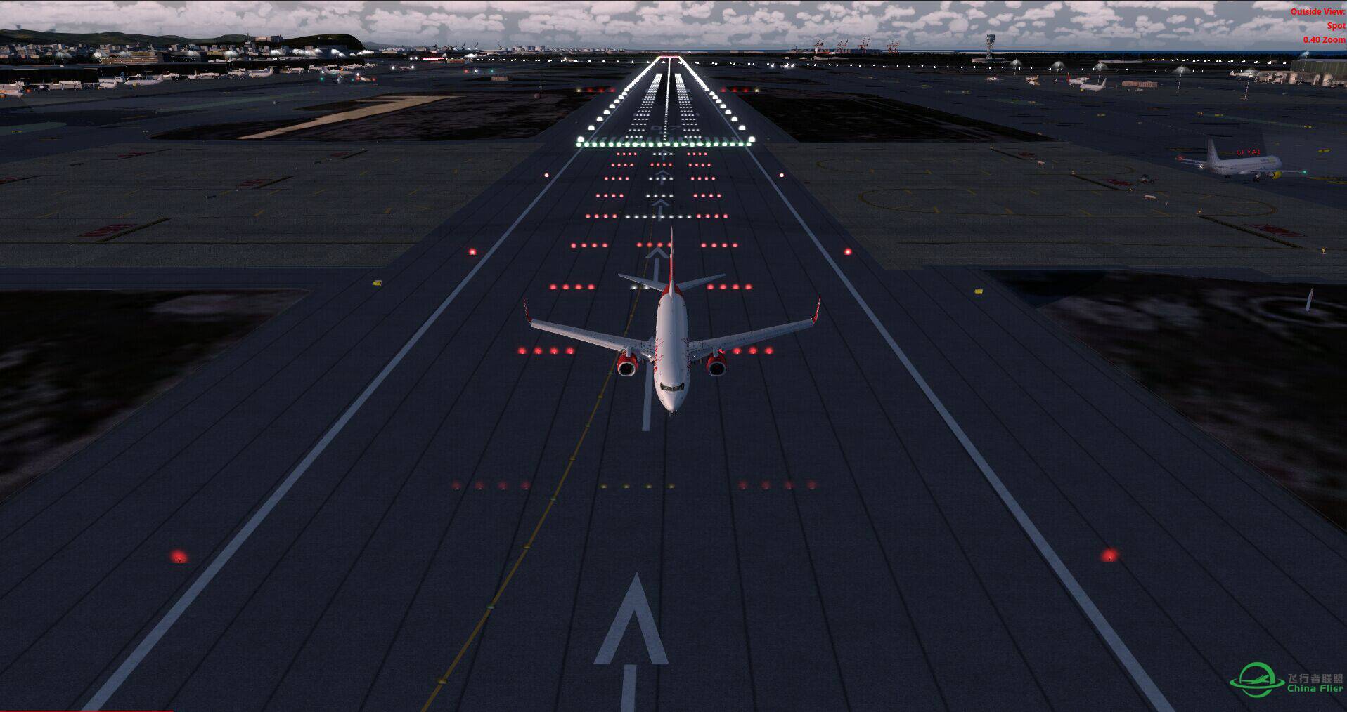 最喜爱的夜间跑道灯光-6298 