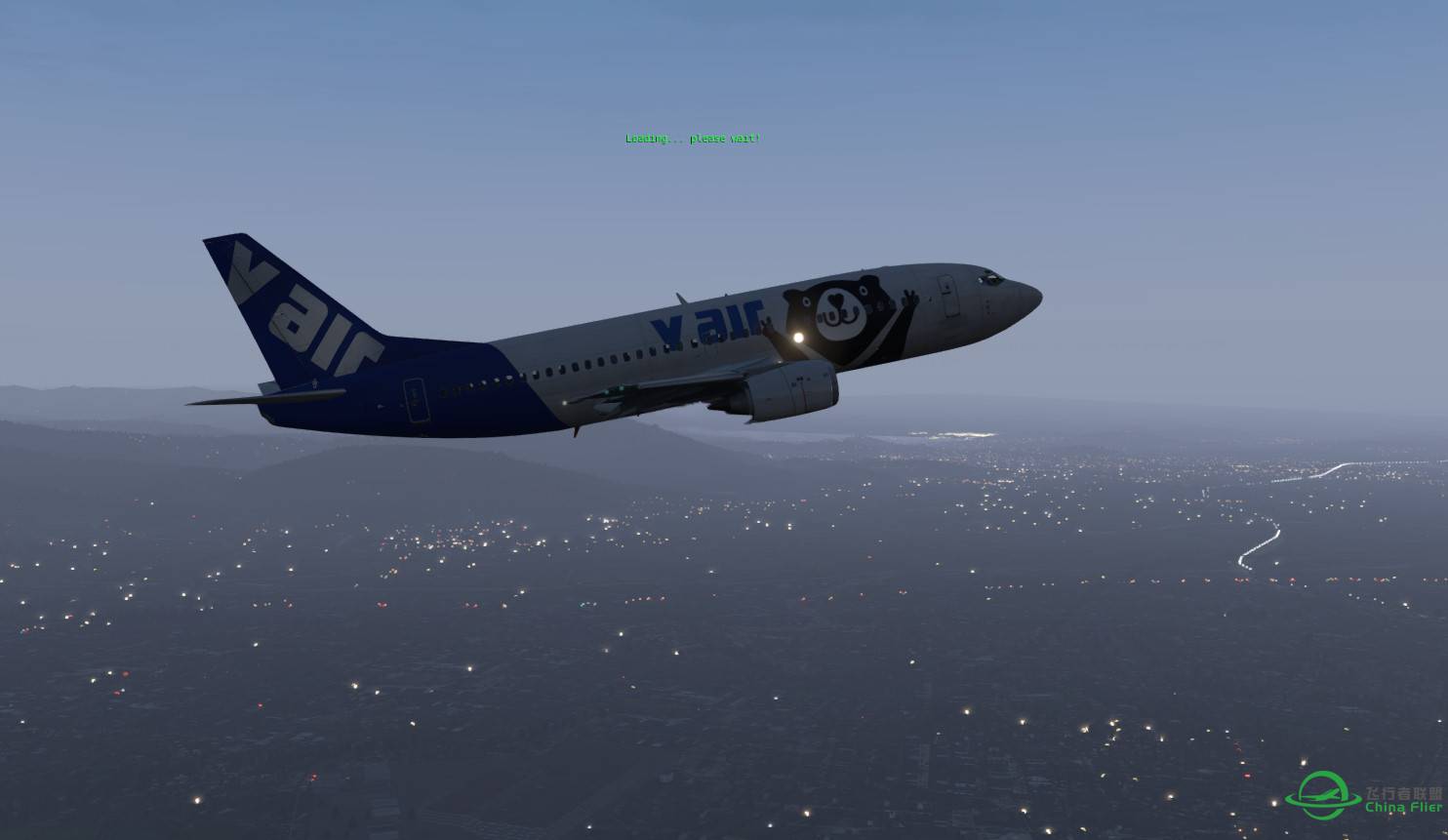 IXEG 737 Classic V1.1  熊本機場的上空-9424 