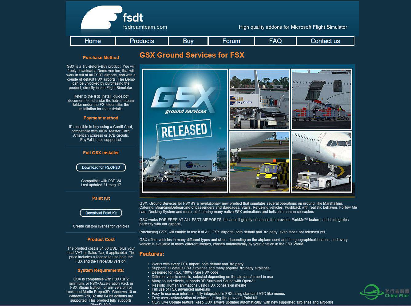 FSDreamTeam GSX v4版在哪里更新啊？-9735 
