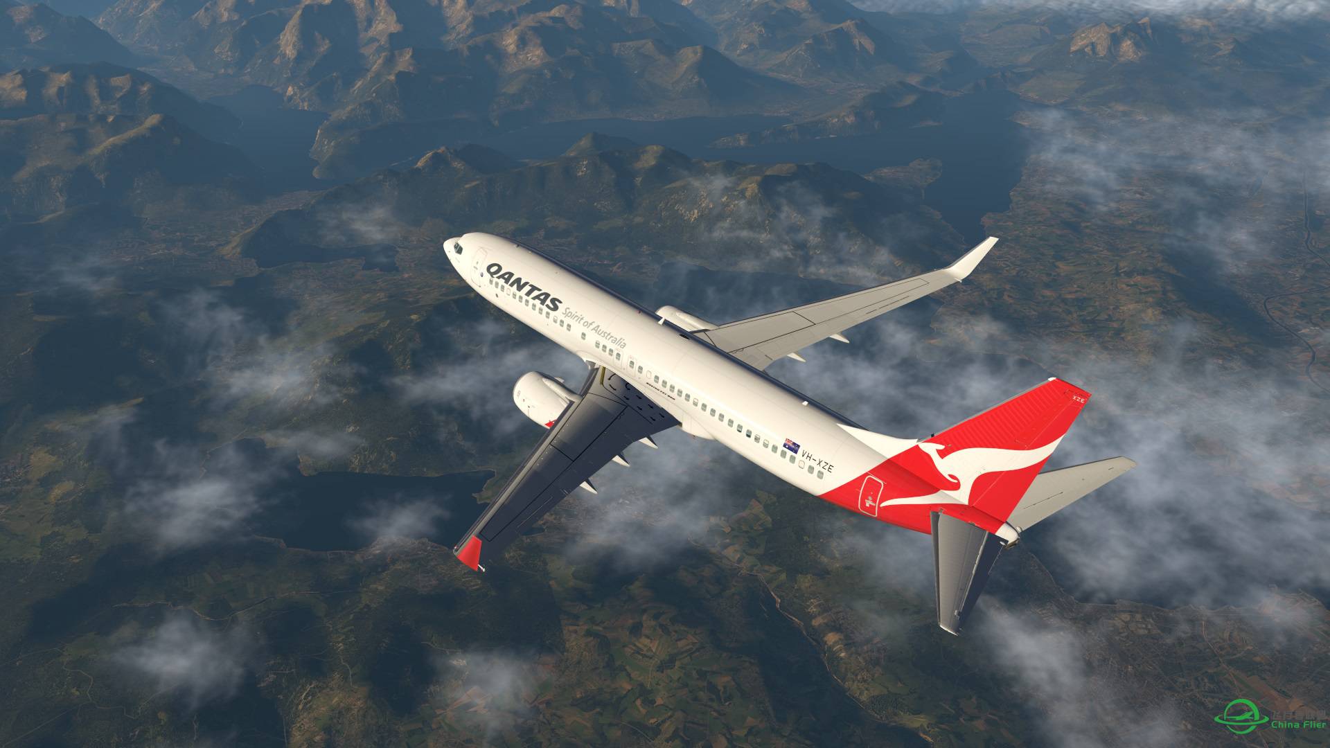 飞跃阿尔卑斯山 X-plane 11-9204 