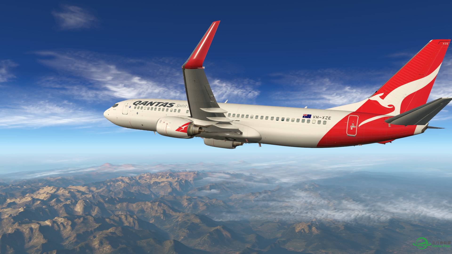 飞跃阿尔卑斯山 X-plane 11-8257 