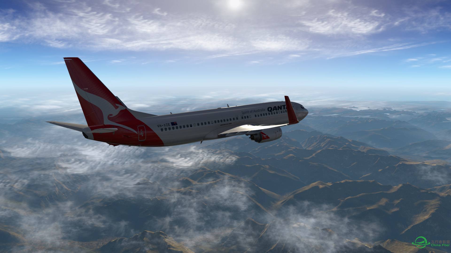 飞跃阿尔卑斯山 X-plane 11-6349 