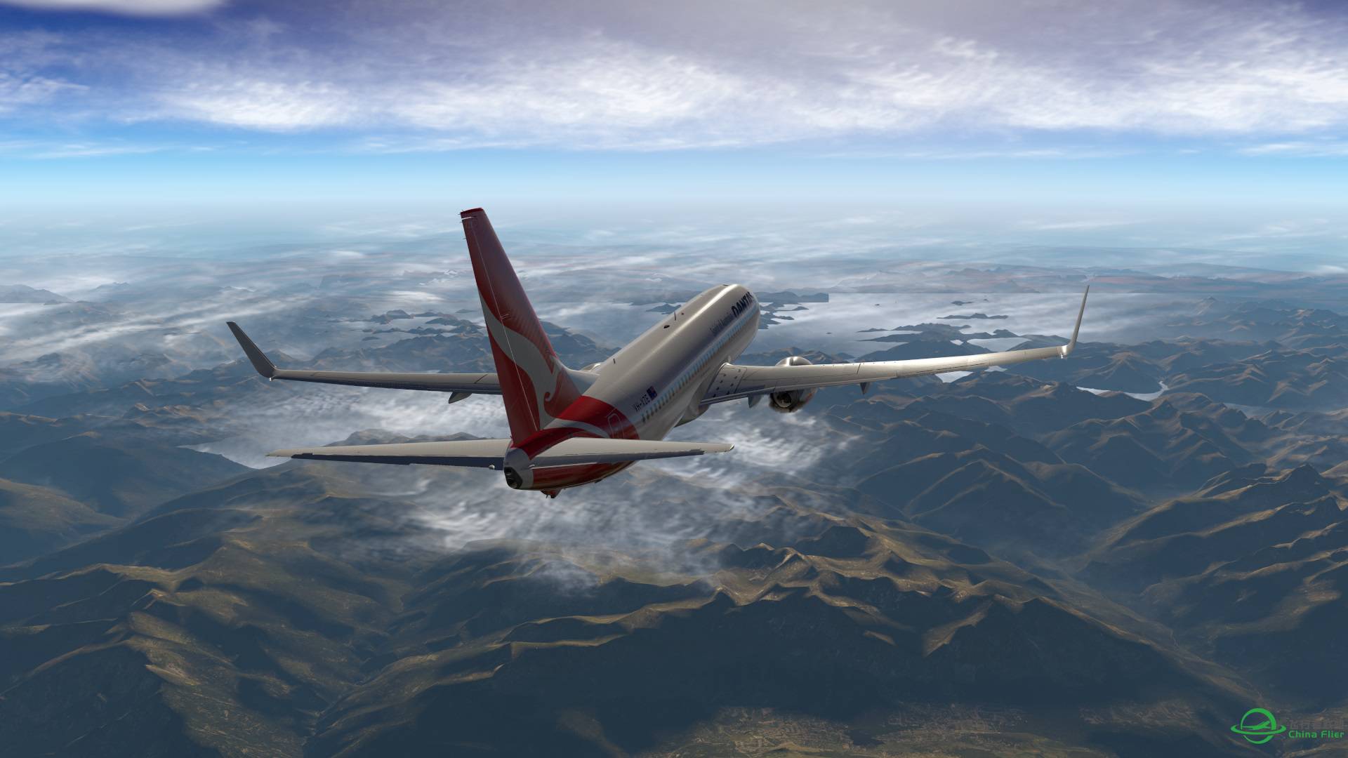 飞跃阿尔卑斯山 X-plane 11-9543 