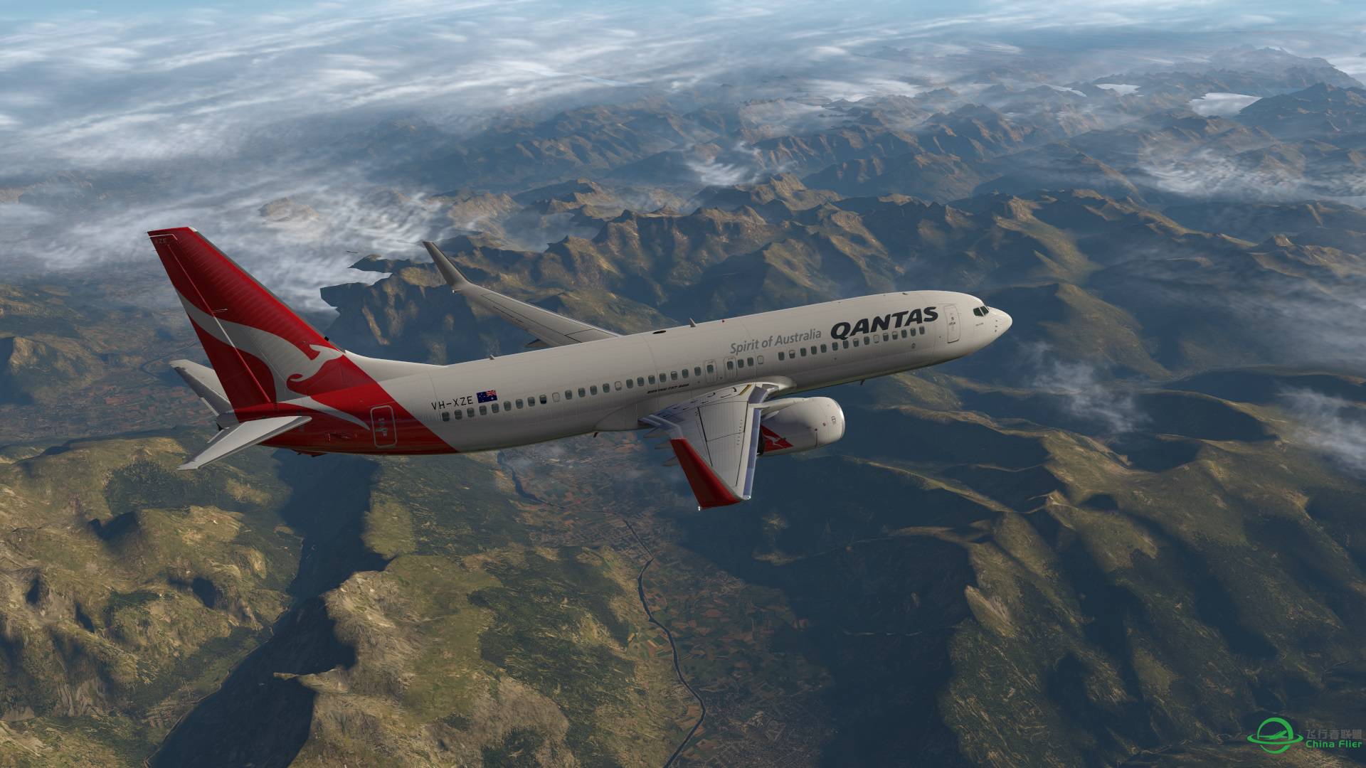 飞跃阿尔卑斯山 X-plane 11-8237 