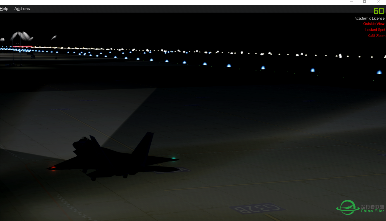 P3D V4 搭配 JUSTSIM 家出的最新ELLX 动态灯光-3926 