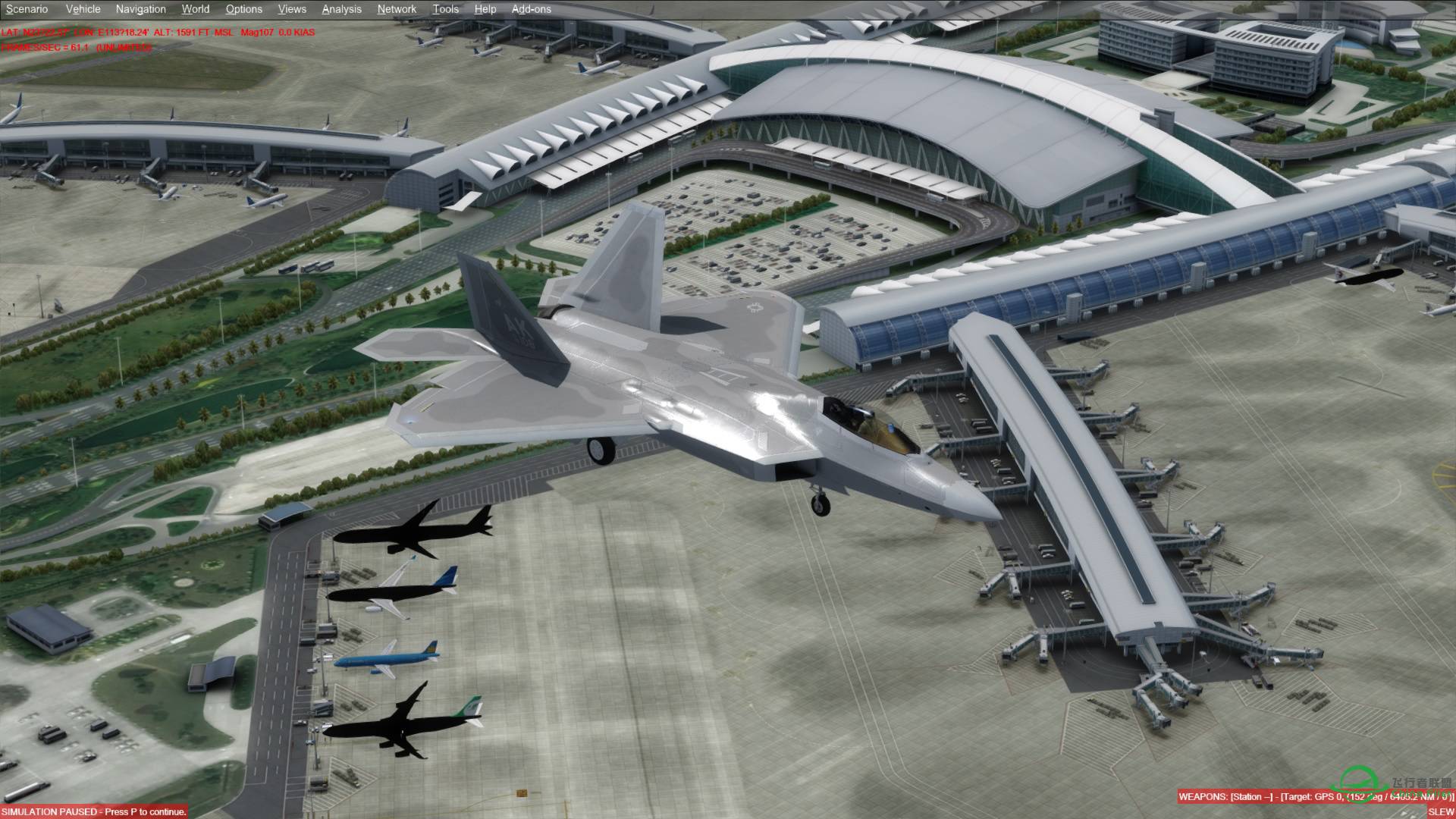 Sky_AI_V2.01装在P3DV4上的效果-535 