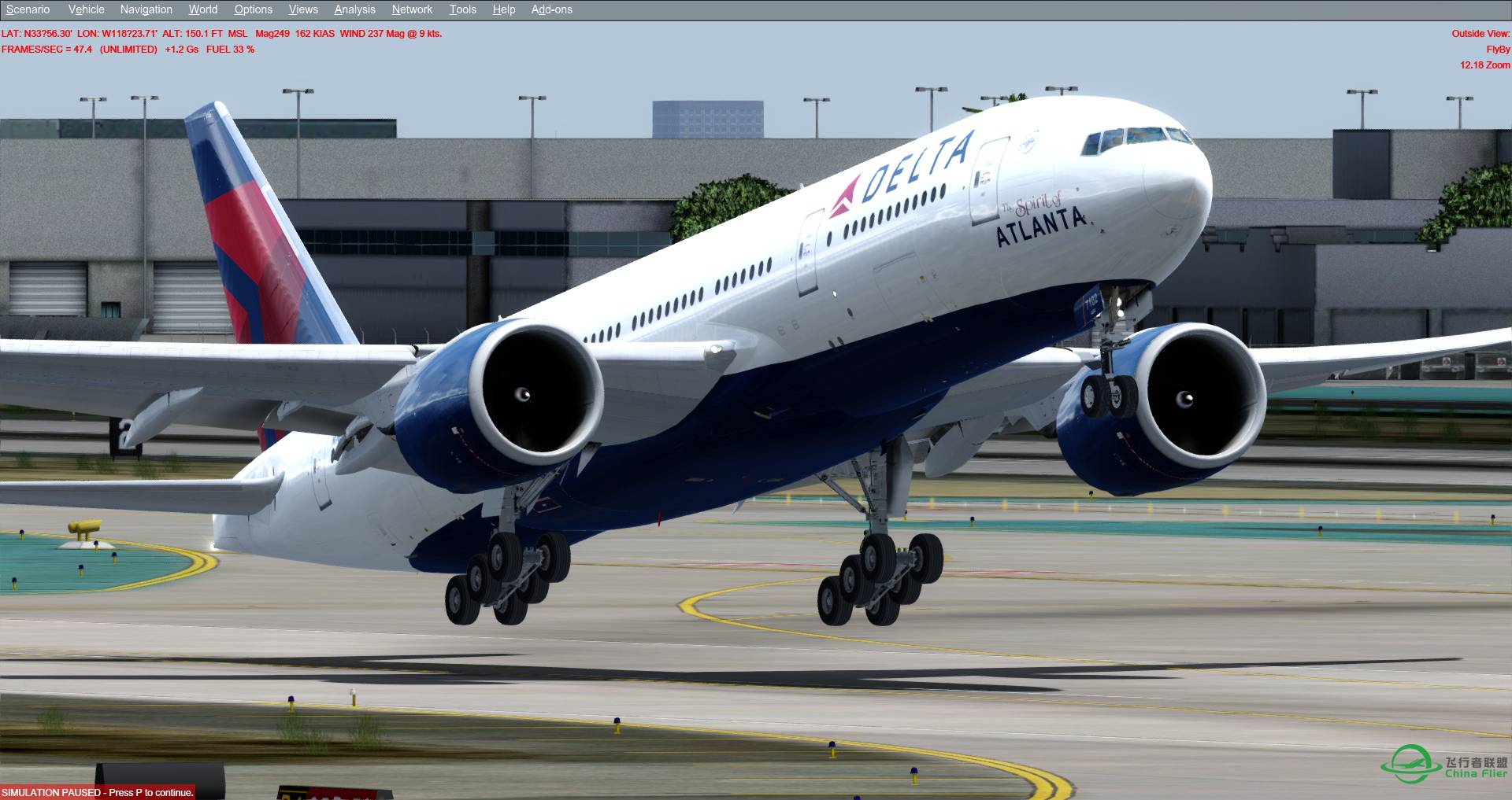 首飞PMDG 777 for P3Dv4-8080 