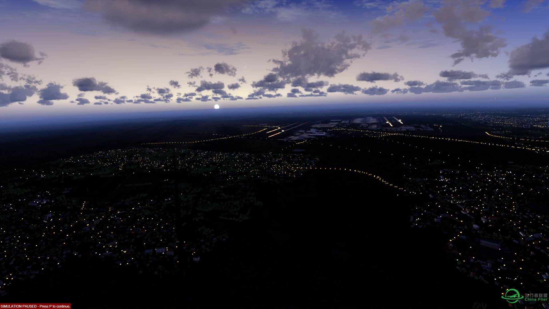 P3D V4的夜景还是有潜力的-4667 