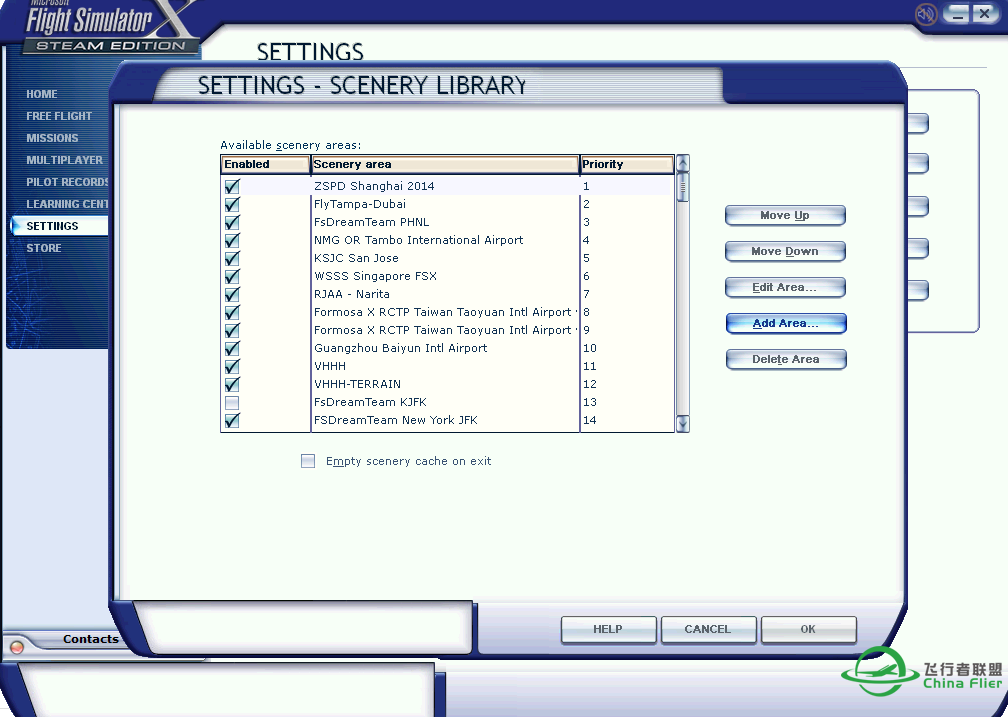 fsx se没法添加新的场景，求帮助-9408 
