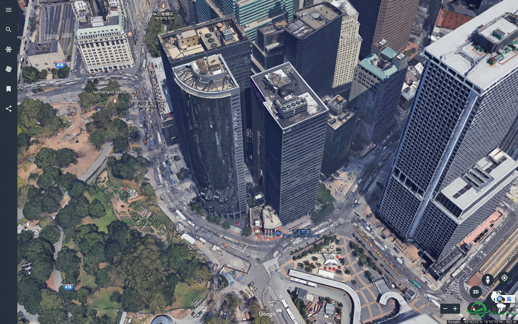 新的Google earth的地景，卧槽，太牛，XP可不可以借用啊-6372 