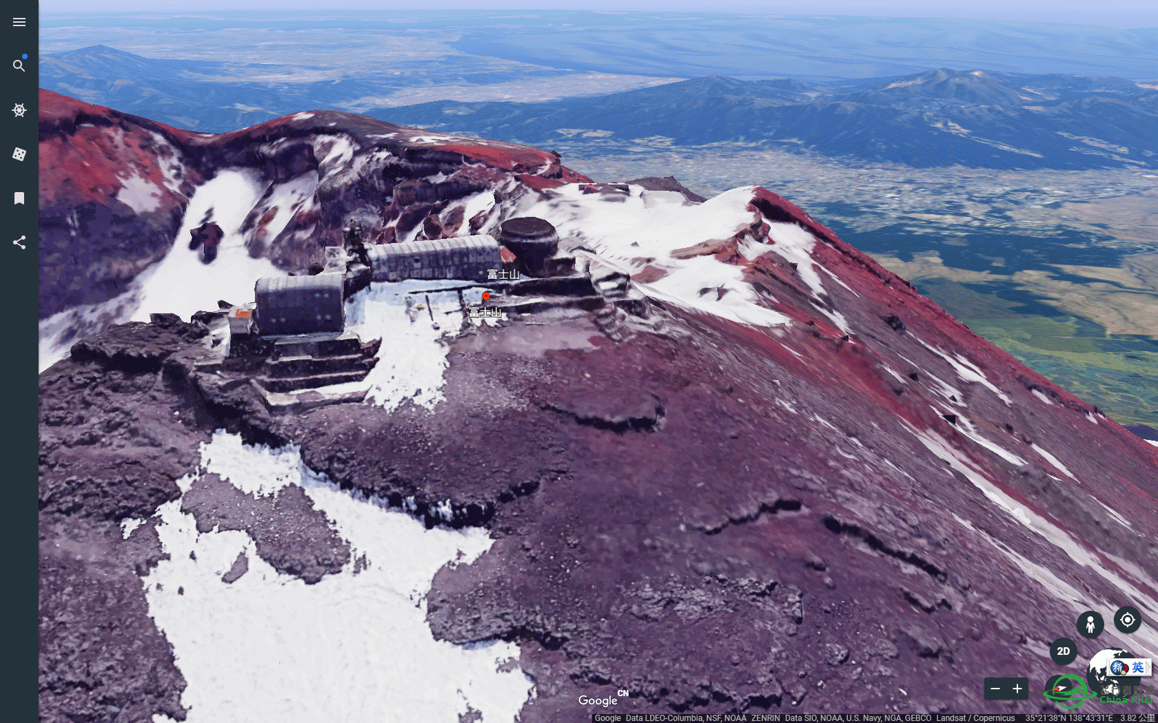 新的Google earth的地景，卧槽，太牛，XP可不可以借用啊-6365 