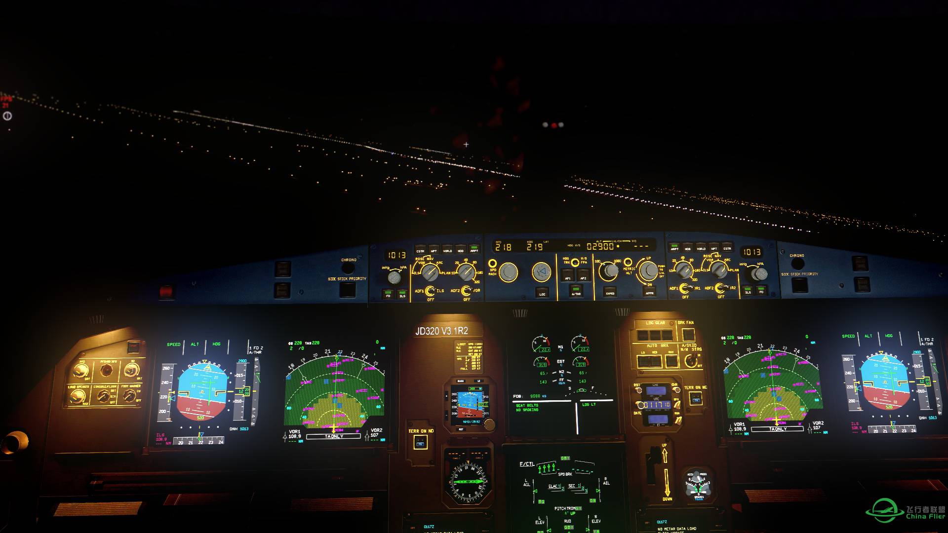 Xp11 加了Reshade的夜景！-5988 