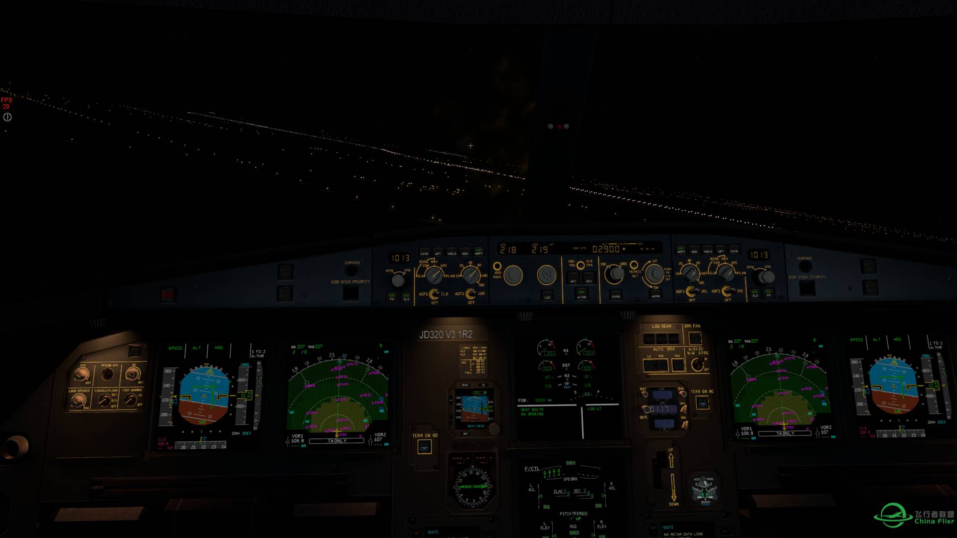 Xp11 加了Reshade的夜景！-8395 