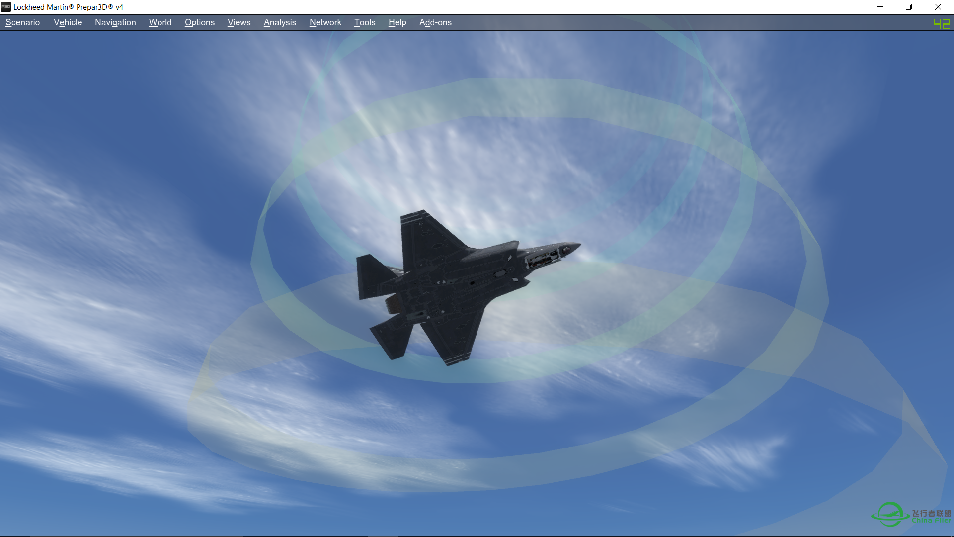 P3D v4画面有圈圈-3605 