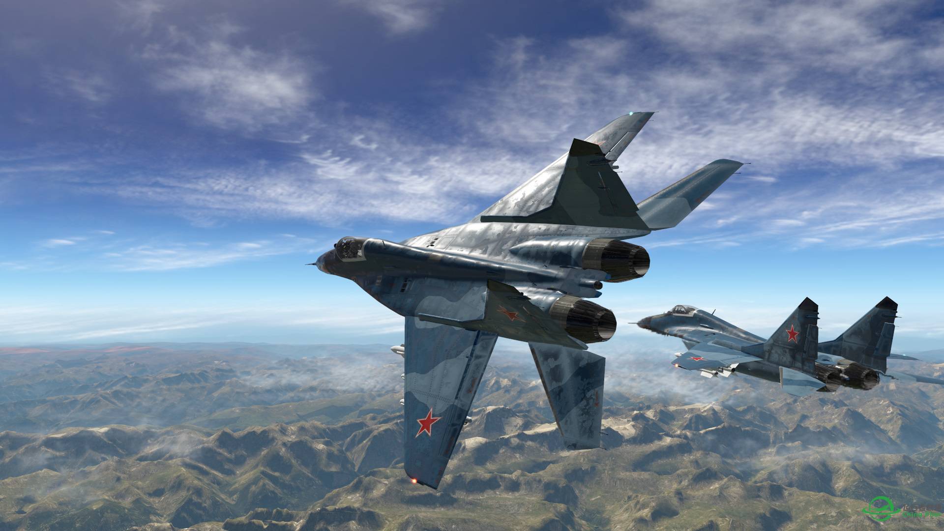 X-plane 11 米格29编队飞行-9371 